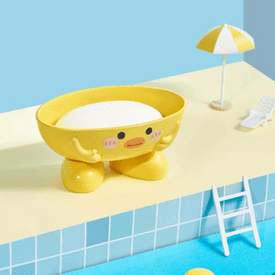 

Мультяшная желтая утка мыльница с дренажем – Бесплатная доставка