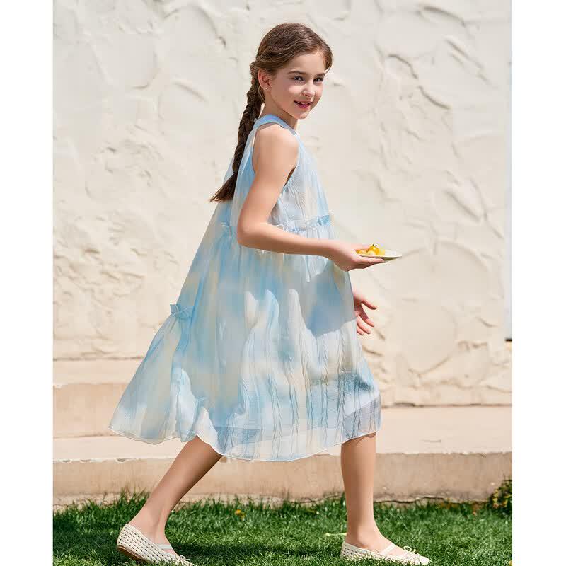 MonTAGUT Girls  Summer Halter Beach Dress 140