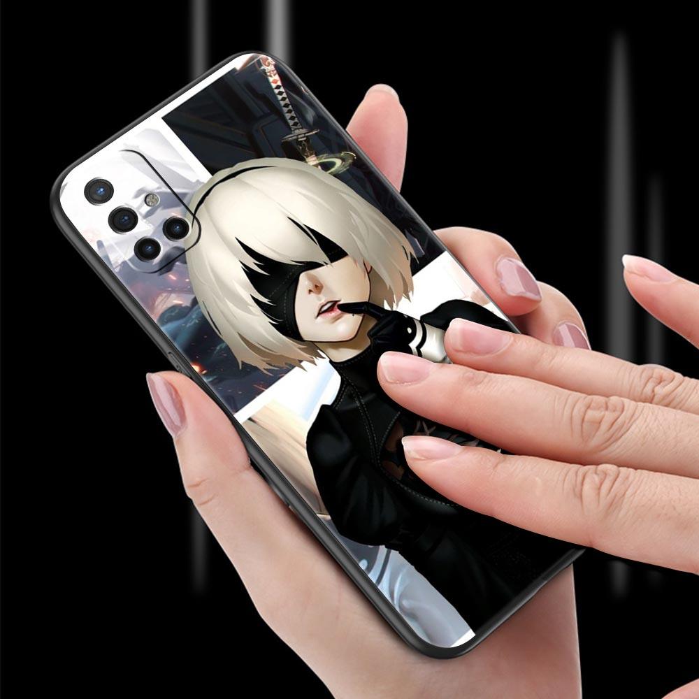 Nier Automata Cartoon For OnePlus 10 Pro 9 8T 8 Nord N10 7 7T 9R Phone Case For 1+ Nord 2T CE 2 N100 N200 Z 5G Soft Black Cover