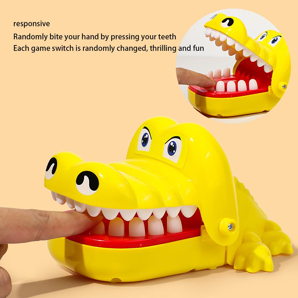 Children'S Crocodile Bite Finger Toy Parent Child Interactive Game Bite Crocodile Toy Trick Man Prop