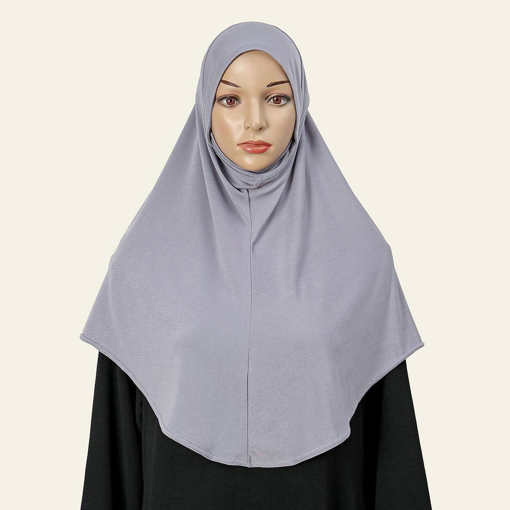 Nuovo Hijab in Canapa Malesia Foulard Testa Donna Ramadan Per Donne Musulmane Hijab Istantaneo Pezzo Unico Fascia per Capelli Sciarpa Amira Khimar Foulard Donna
