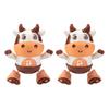 1/2Pcs Kids Electric Cow Toy with LED Light Music Singing Dancing Cartoon Dairy Cattle Toy Toddlers Interactive
