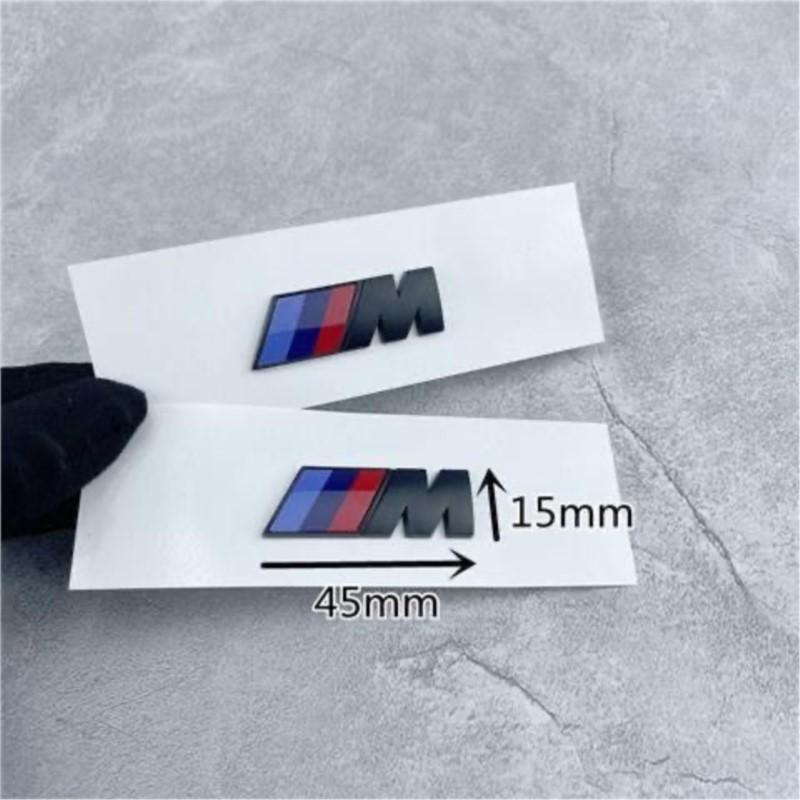 3D Metal Car Body Side Badge Body Rear Trunk Decor Sticker Car Modification Accessories For BMW M 1 3 5 7 Series X3 X5 X6 X7 E46 rvsh75