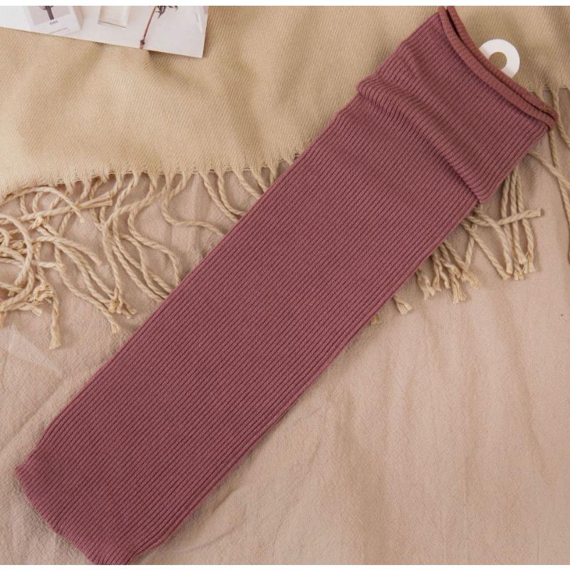 Ladies Autumn and Winter Thick New Products Pure Color Retro Sweat Absorbing Breathable Long Tube Pile Pile Cotton Socks