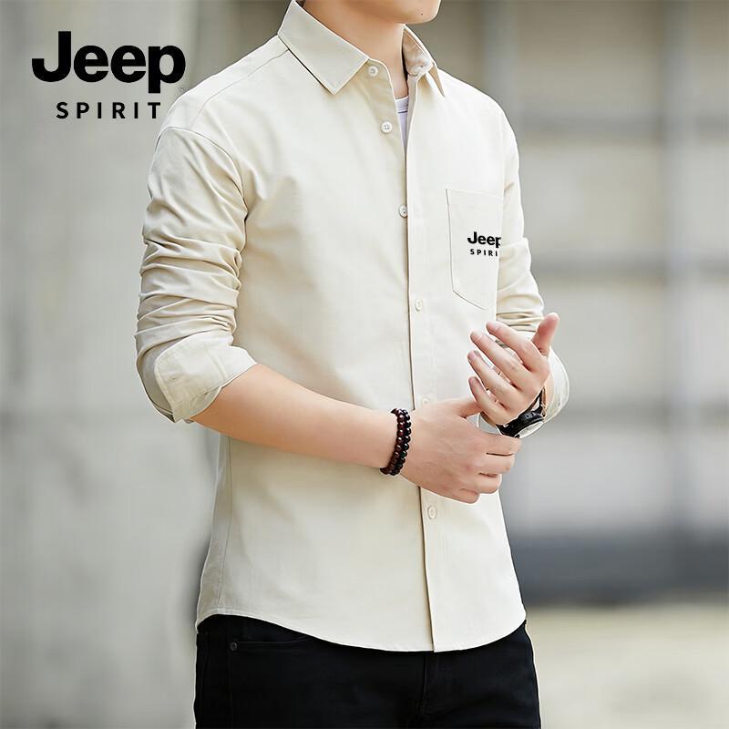 

Jeep Spirit Men s Casual Long Sleeve Shirt 3XL