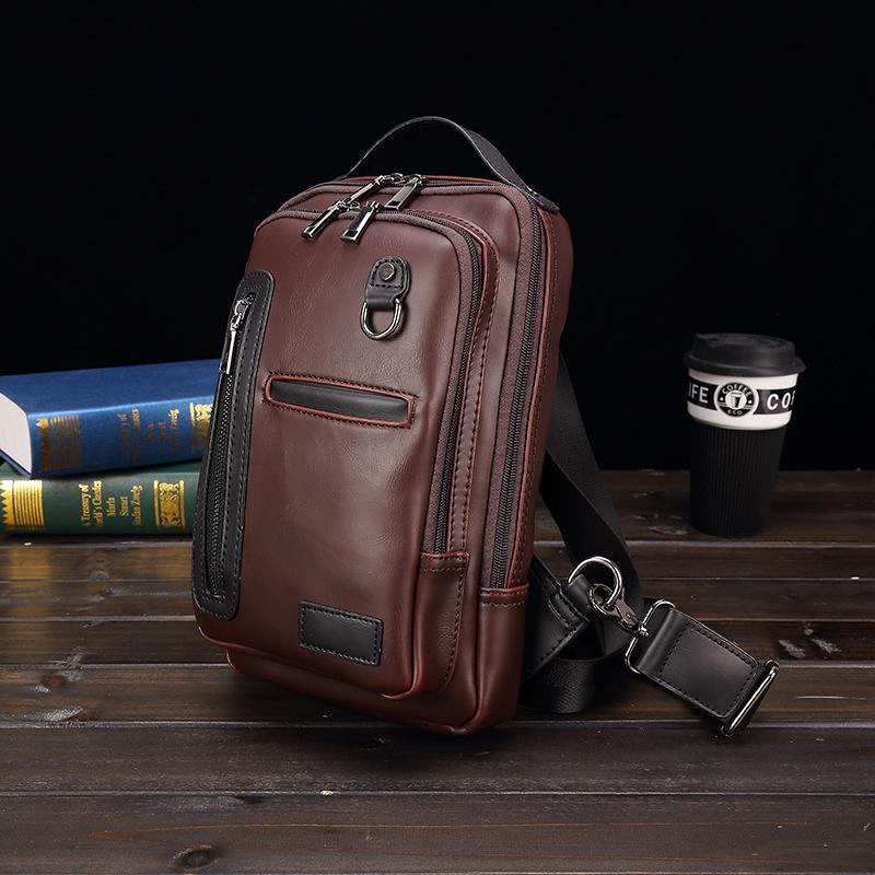 Men's Bag Fashion Casual Men's Shoulder Bag Crossbody Chest Bag