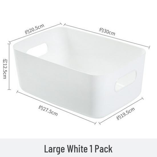 Plastic Desktop Cosmetics and Snack Storage Box Basket