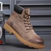 Stivali Martin Autunno Inverno Uomo Scarpe Alte Stile Britannico Tuttofare Stivali da Lavoro Outdoor Stivali da Neve Uomo Stivali a Metà Polpaccio Uomo