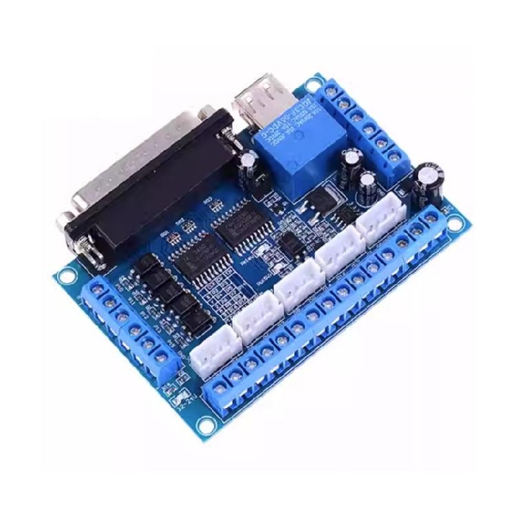 5 Axises Steppers Motor Driver CNCs Interfaces Adapters Breakouts Board Mach3 Application