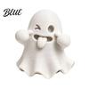 Cute Desk Accessories Halloween Ghost Figurine 3D Printed Face Statue Spooky Indoor Accents Tabletop Ornament for Shelf Desk Home Party Decor PLA