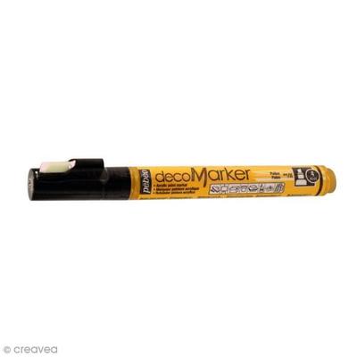 Acrylic Paint Markers - Pébéo - Acrylic Marker - 4 Mm Chisel Tip - Pollen Yellow - Mixed
