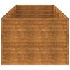 Raised Bed 386x100x69 Cm Corten Steel