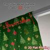 2D-Flachdruck JIT 2-teilige Vorhänge (Ohne Stange) FestlichesPaarWeihnachten (2) Beliebte Moderne Vorhänge Polyester Vorhänge