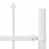 Garden Fence Woerden White 1.7 X 0.6 M Powder Coated Steel