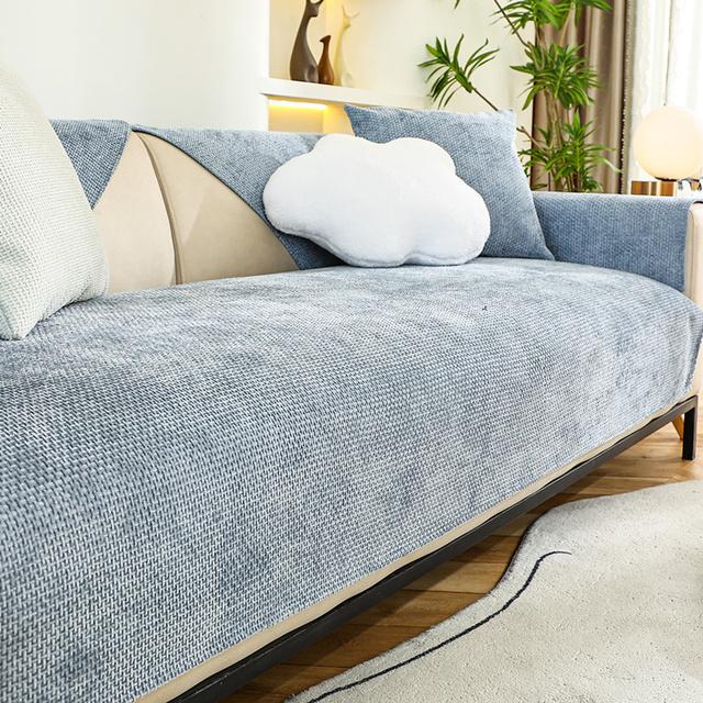 Nový žinylkový potah na pohovku Nordic Univerzální ručník na pohovku Protiskluzový Kombinovaný potah na pohovku Polštář pro ochranu obývacího pokoje