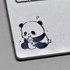Cartoon Computer Metal Sticker Panda Planner Scrapbooking Fashion Diary Stickers  Laptop Computer