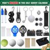 Golf Advent Calendar 2025 24-Day Christmas Countdown Calendar with Golf Balls Tees Markers Socks Tools Gadgets Gift