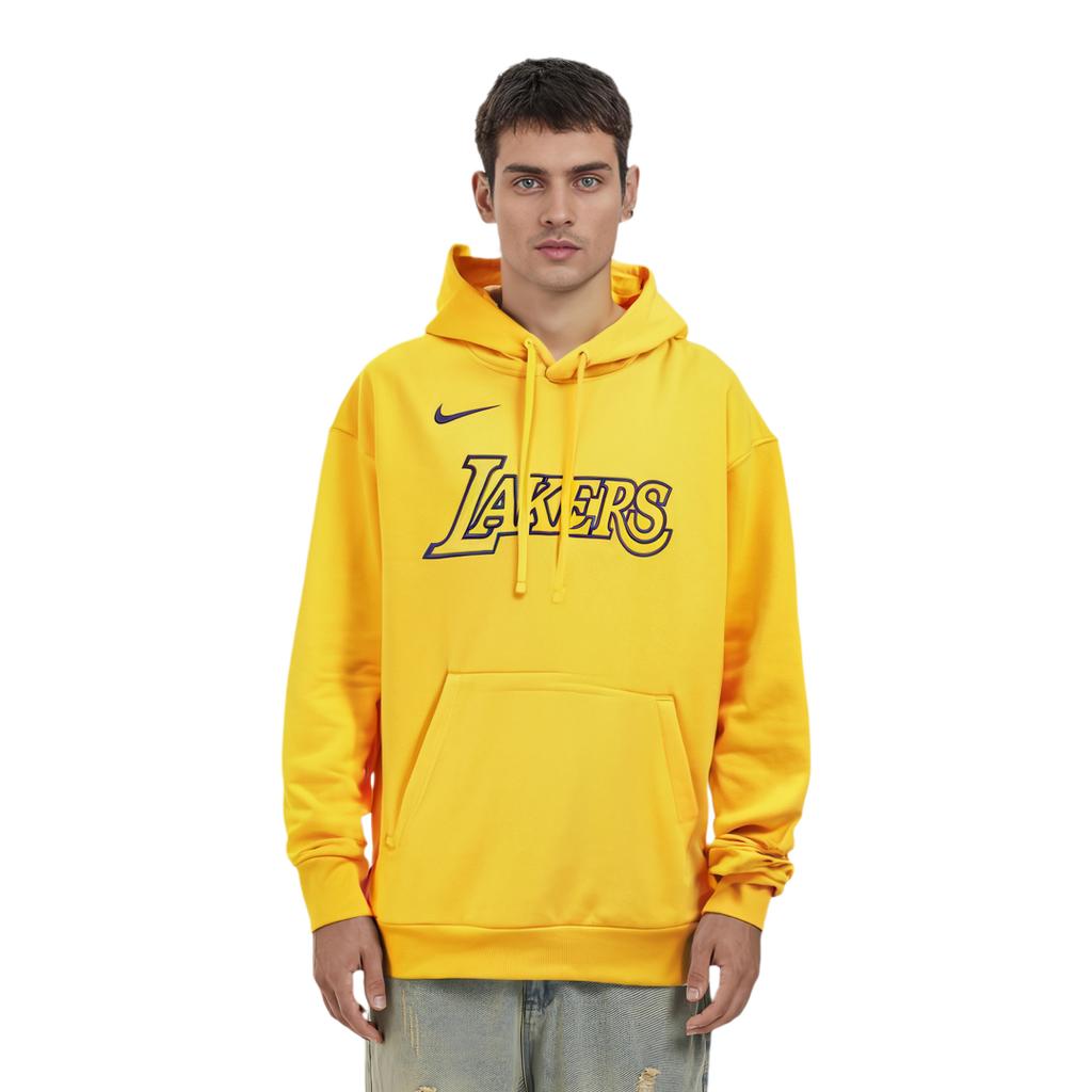 Nike Alphabet Brand Logo Print Knit Pullover Hoodie Men Hoodie Amarillo-Yellow DR9315-728