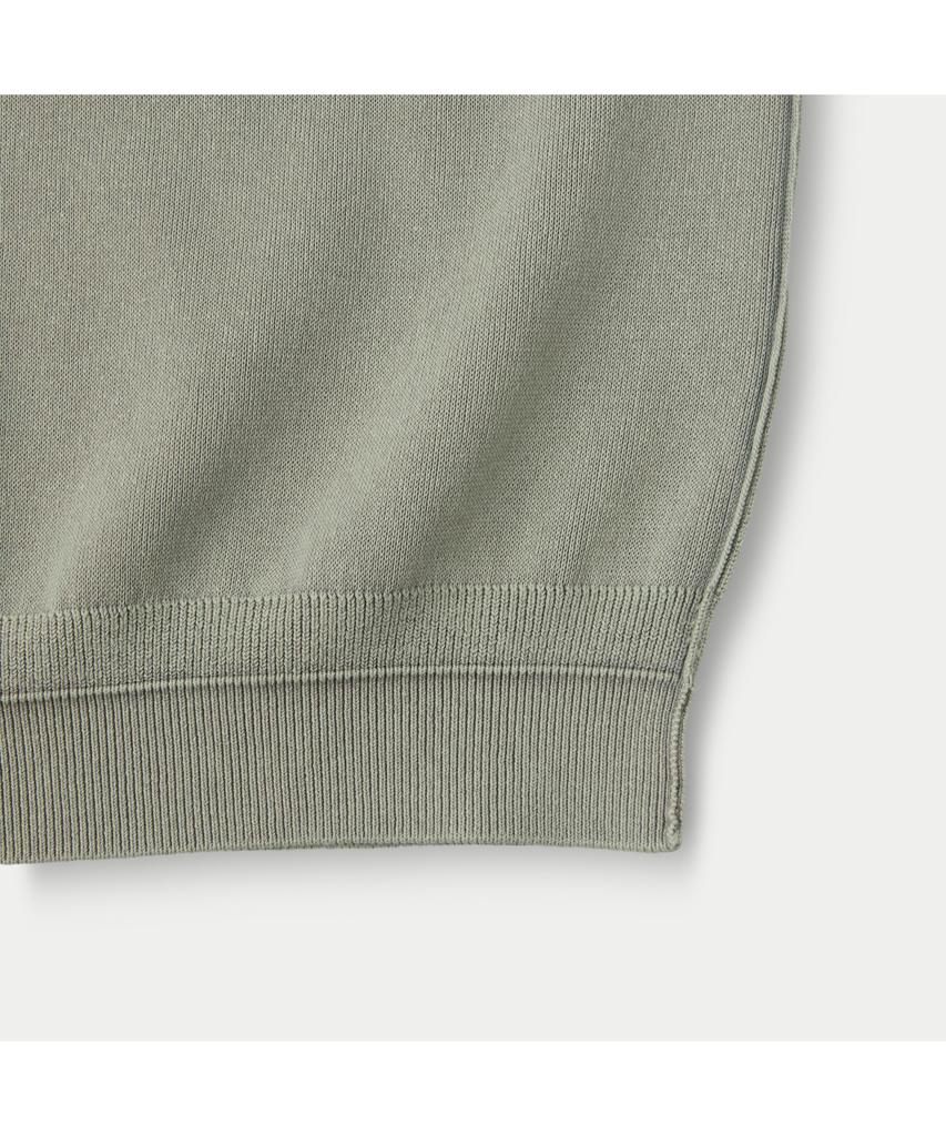 Silijeu Garment Dyed Long Sleeve Henley Neck Sawas26141Gyx
