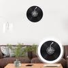 Homoyoyo Schallplatten Wanduhr, 12 Zoll, 335g, Retro Dekor, Leise Wanduhr für Schlafzimmer/Wohnzimmer, Einfache Installation, Innenwanduhr