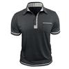 Maglietta Polo Casual da Uomo Taglie Forti con Colletto Reversibile, Maniche Corte, Tasca, Bottoni