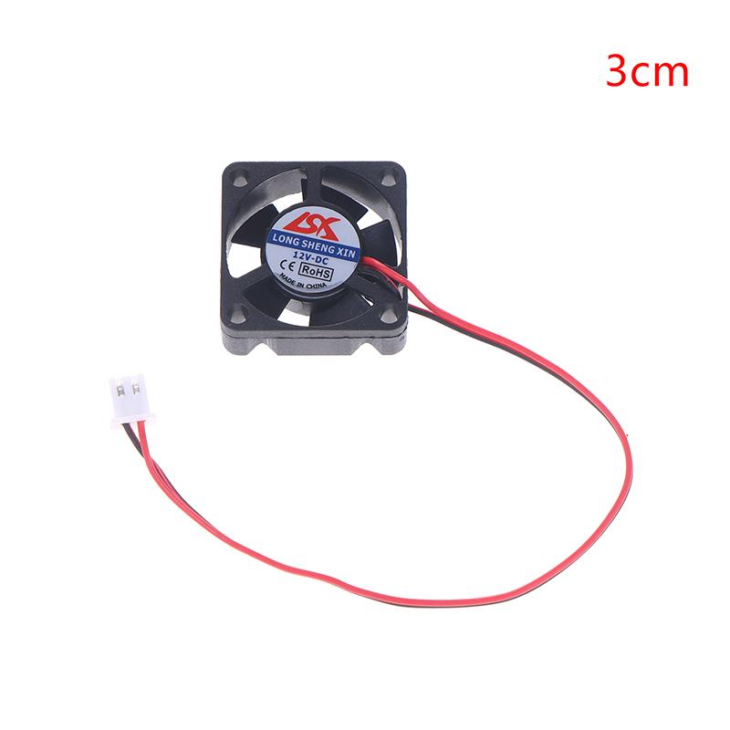 5V/12V/24V Cooling Turbo Fan Brushless 3D Printer Parts 2Pin For Extruder Dc Cooler Blower Part Black Plastic Fans