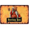 Retro Beer Posters Home Decor Plate Vintage Metal Tin Sign Hertog Jan Metal Plaque Pub Bar Wall Room Decoration