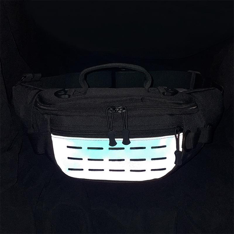 Men's Multifunctional Outdoor Waist Bag - Large Capacity for Running, Fishing, and More