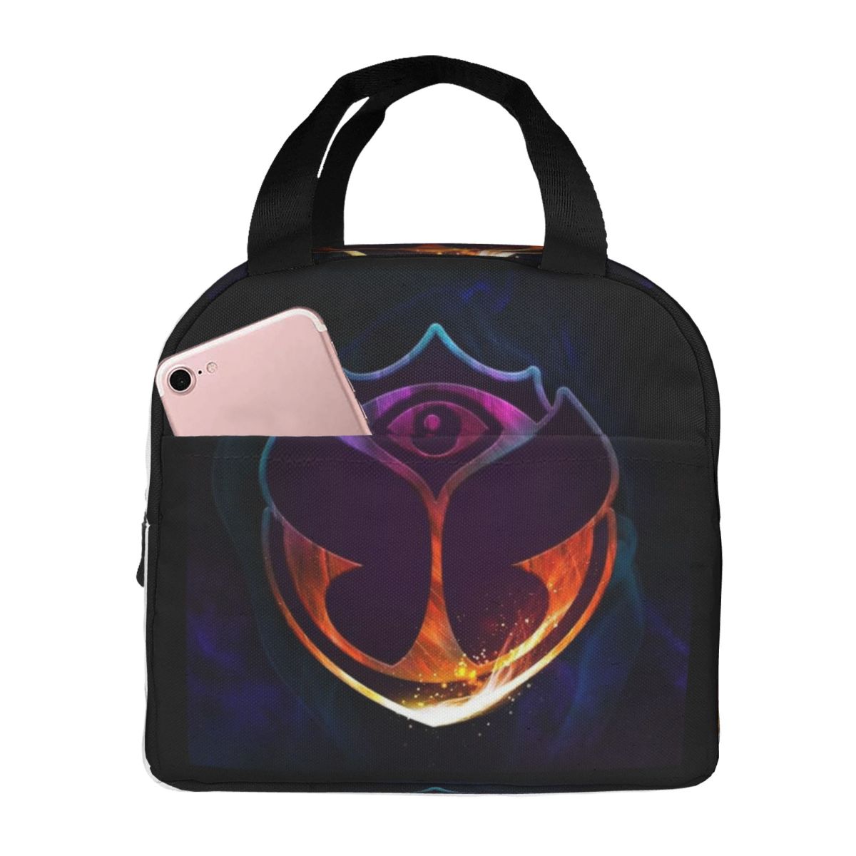 Tomorrowland Butterfly Insulated Lunch Bag for Women Kids Portable Food Boxes Thermal Lunch Box Tote One Size