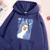 Graffiti-Art Confused Duck Printed Men Hoodie Fashion Big Size Hoody