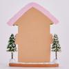 Creative New Christmas Decoration Items, Christmas Snow House Soft ClayChristmas House Decoration Pieces