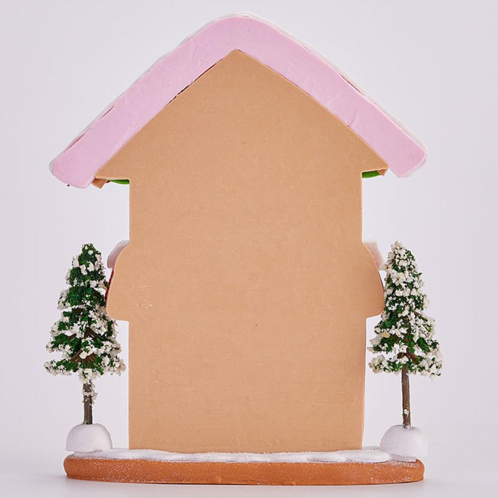 Creative New Christmas Decoration Items, Christmas Snow House Soft ClayChristmas House Decoration Pieces