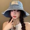 Lightweight Denim Bucket Hats Sunshade Sun Protection Basin Cap Cowgirls Retro Fisherman Hat  Sport