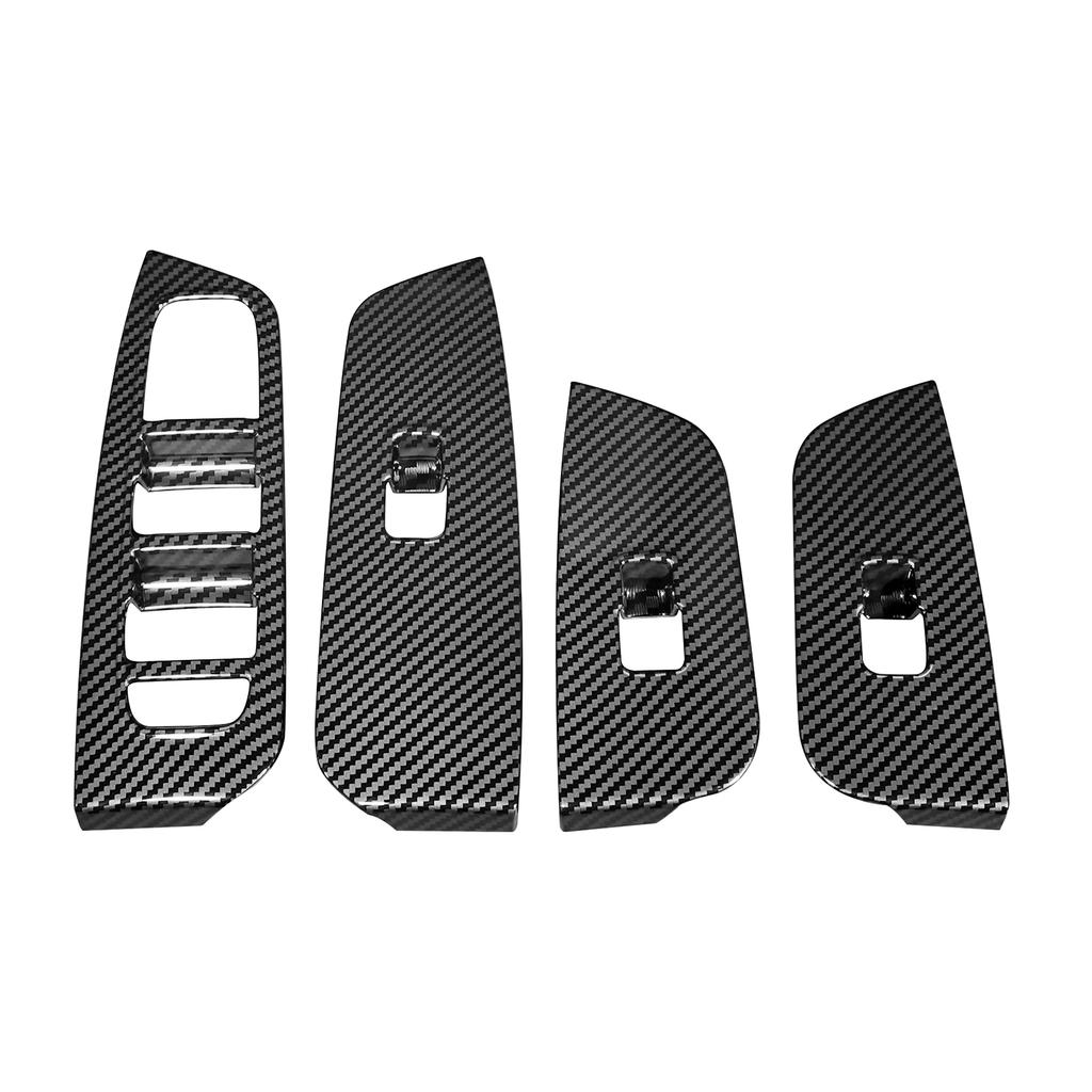 4pcs Car Window Switch Button Frame Trim Cover For Kia Ceed XCEED 2020-2025 Left Hand Drive
