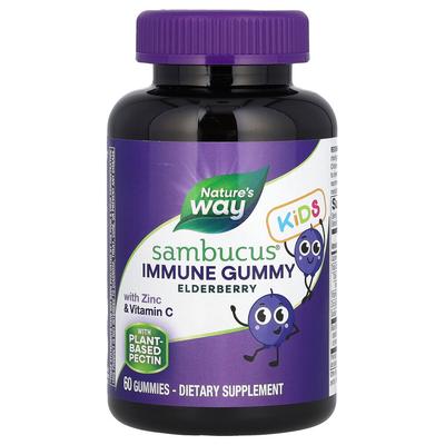 Natures Way Kids Sambucus Elderberry 60 Gummies