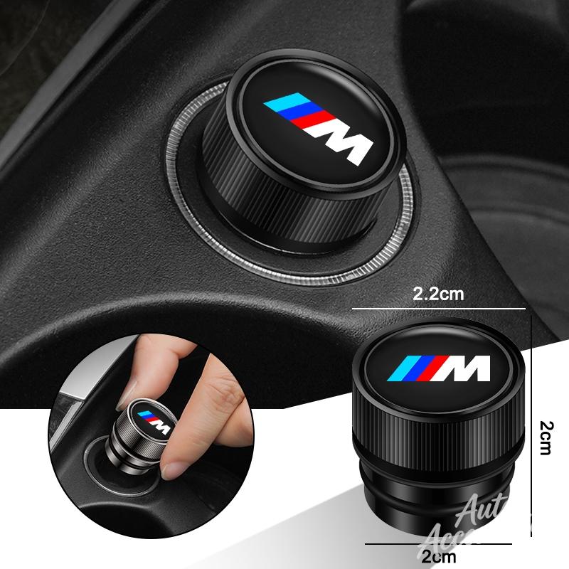 For BMW M X1 X3 Car Cigarette Lighter Cover Dust-Proof Cap Decorate Metal Accessories For BMW M Power M1 M2 M3 M5 X1 X3 X5 X6 X7 E46 E39 E36 E60 HK1