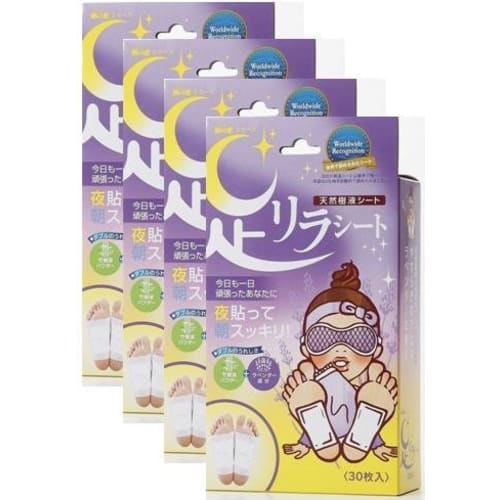Foot Relax Sheets, Lavender, 30 Sheets x 4 Packs