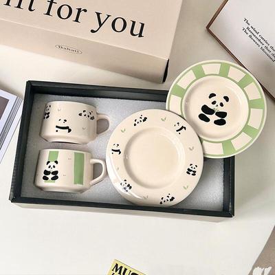 Ensemble de tasses à café Panda Mignon Shangqi