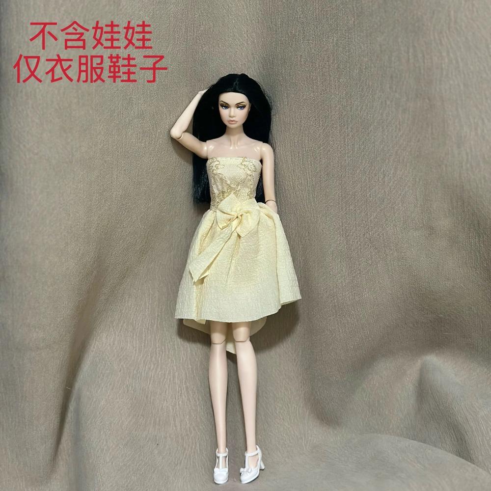 

30cm doll clothing set / plush coat sweater pants skirt dress shoes suit / fashion outfit for 1/6 Xinyi FR ST OB BB Doll clothes and shoes