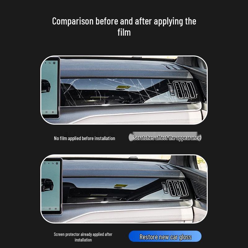 Jihu T1 Navigation Screen Console & Door Handle Protective Film for 25 Models