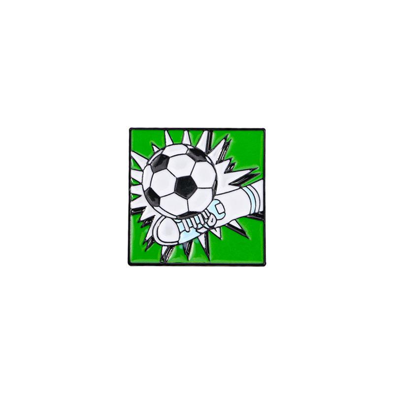 US, Canada and Mexico World Cup Football Brooch Cute Cartoon Alloy Oil Drip Personalized Backpack Accessories Sports Badges