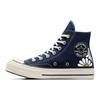 Converse Chuck 70 High Sneakers Floreali Donna Blu Navy Egret A08108C