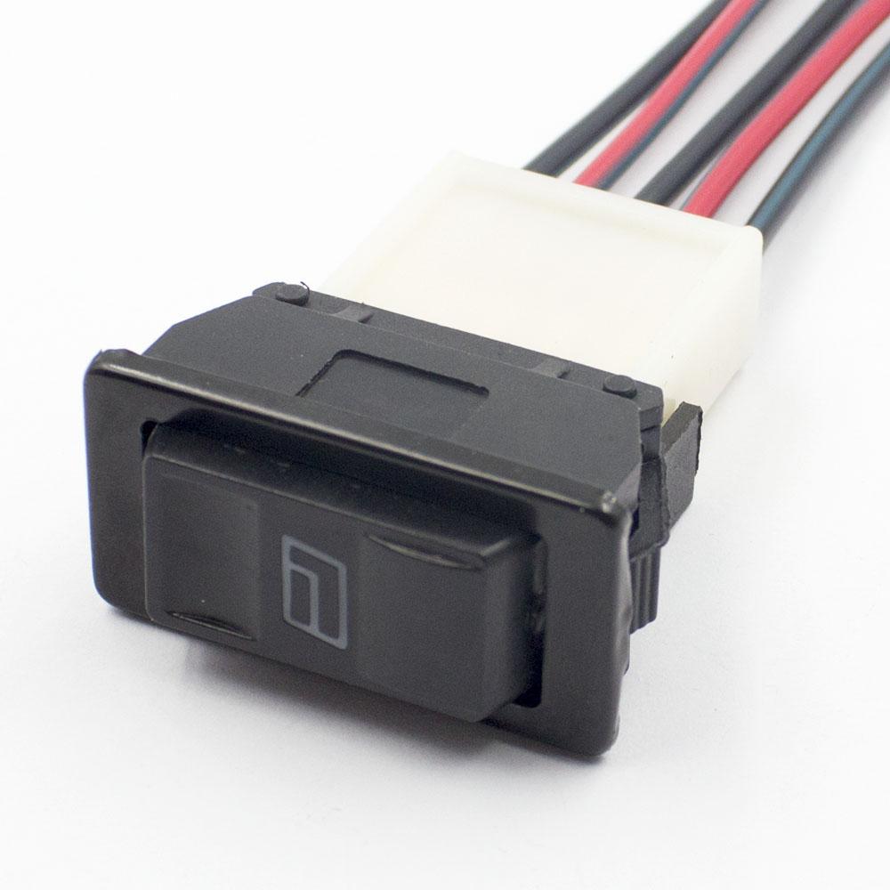 Universal Auto Car Electric Power Window Switch Lifter Control 5 Pin DC 12V 20A Regulator Switch Harness Accessories