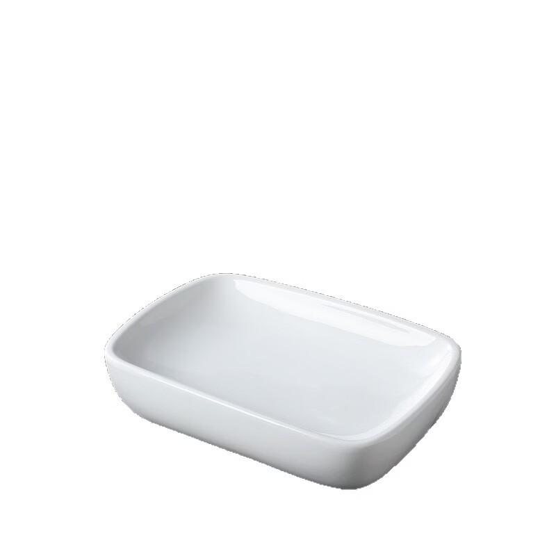 abay 12-inch White Ceramic Cold Dish Plates