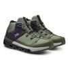 On Slip Resistant Slip Resistant Mid Top Outdoor Shoes Men's Black Gray 53.98065