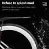 Road Bike Fenders 700c Mudguards with Tail Light Quick-Release Rear Bicycle Fender Set Lightweight