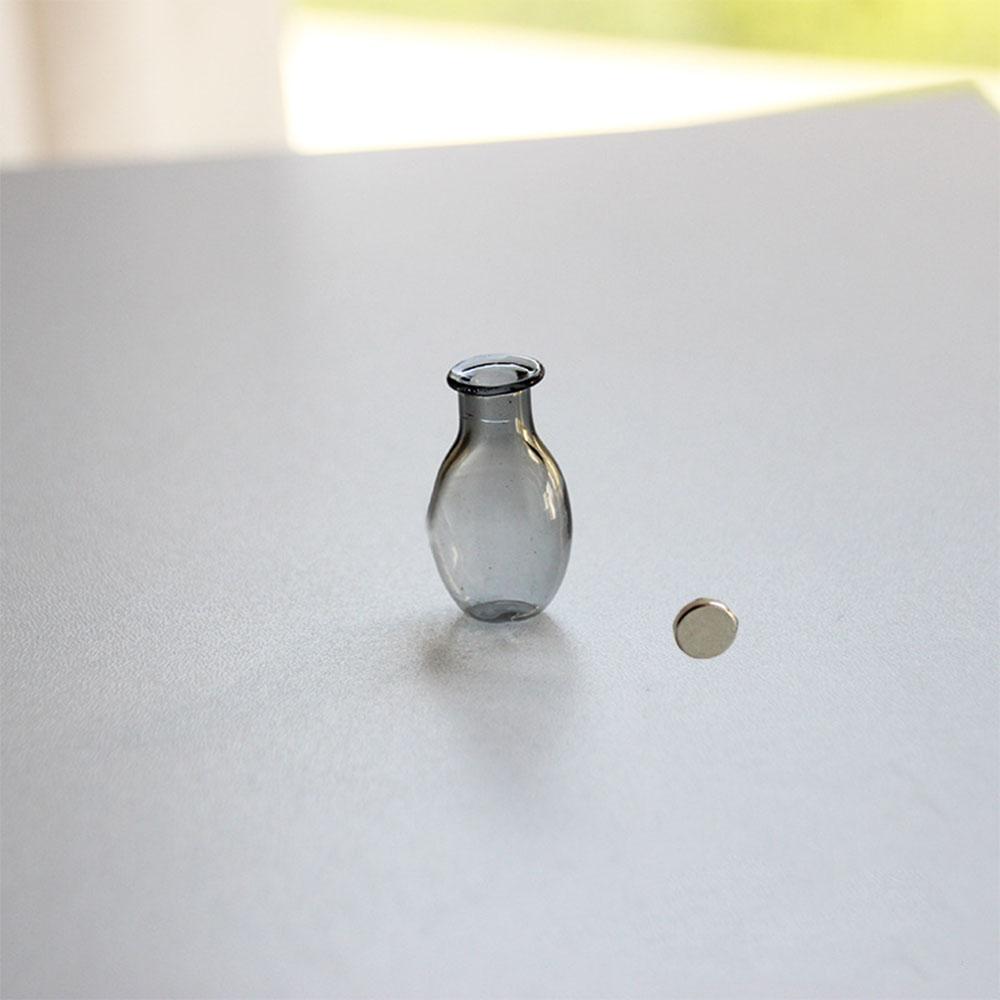 1Pc Cat Whiskers Mini Glass Vases Magnetic Tiny Vases Refrigerator Decor Small Plant Kitchen Office Cat Dog Whisker Holder Gift