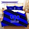 Al-Hilal Saudi FC Pattern Bedding,Quilt Set Quilt Cover Pillowcase Home Birthday Gift(1 * duvet cover + 2 * pillowcase, without core)