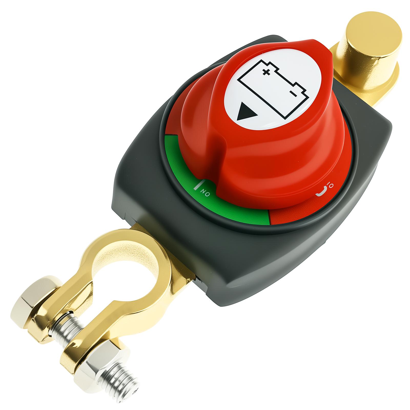 

12-48v Battery Disconnect Switch Top Post Battery On/Off for Circuit Isolation and Protection for Cars Boats Rvs Campers