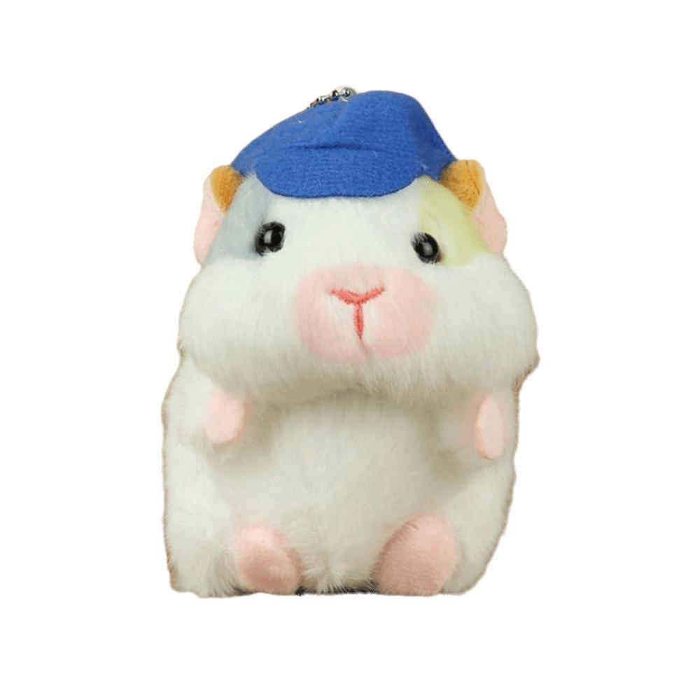 

Adorable Doll Keychain Collection Guinea Pig Pendant Plush Toy Figurine Hamster Charm Bell Accessory Keychain Doll